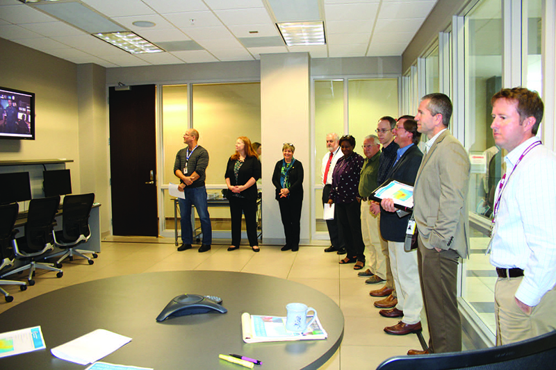 Clint Edrington, Jonathan Jackson and Kate Rose organized a NOAA Okeanos Explorer and Exploration Command Center Open House