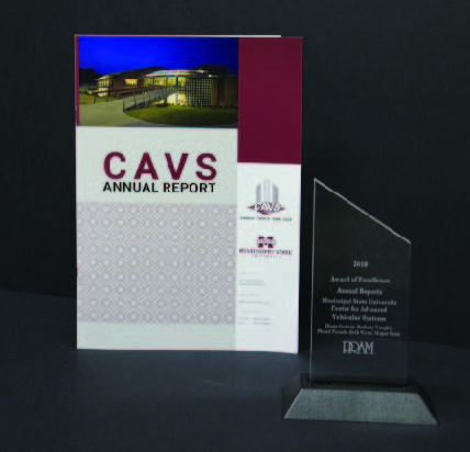 The CAVS Annual Report earned an Award of Excellence