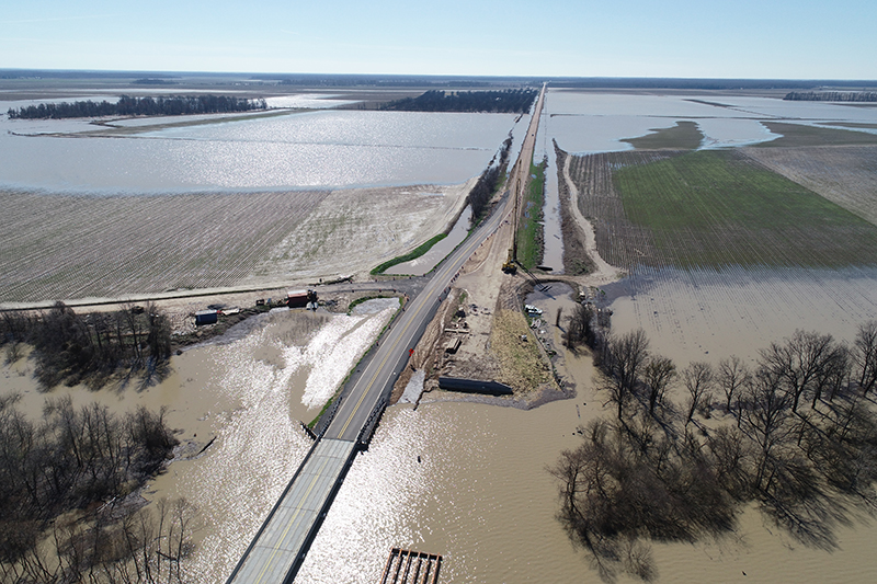 Yalobusha River flooding