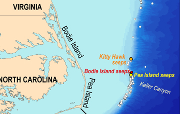 Story Image - Marine Scientists Explore Methane Seep Field Off the NC Coast