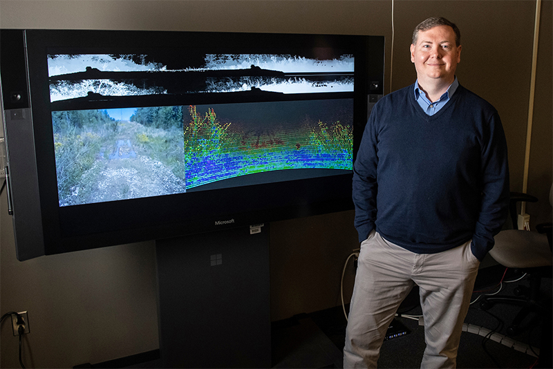 Daniel Carruth, associate director for advanced vehicle systems at MSU’s Center for Advanced Vehicular Systems