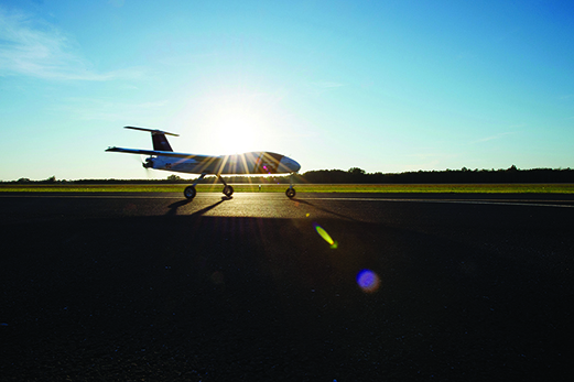 Airplane taking off