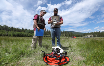 Story Image - ASSURE, WiBiotic and University of Montana Collaborate to Upgrade UAS Battery Power, Recharging Technology to Use Drones to Help Fight Wildfires