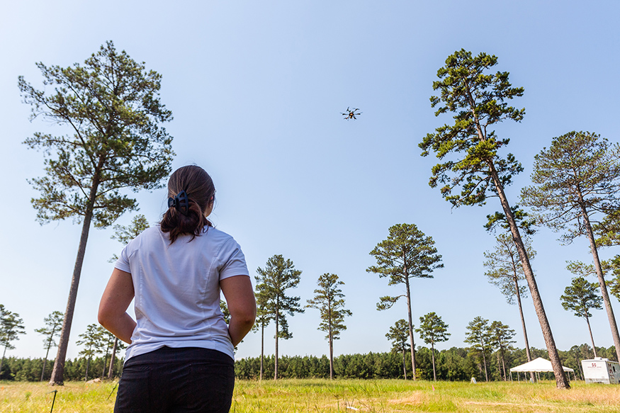 Competitor in U.A.S. Flight Competition