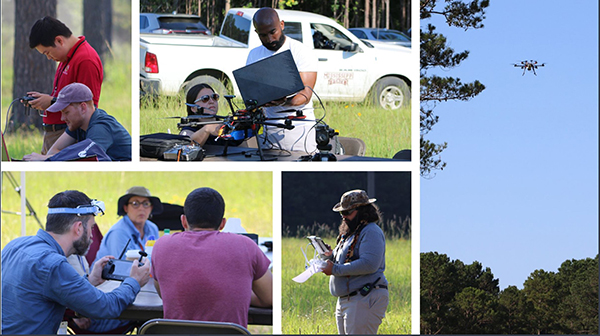 Teams competing in First Responders U.A.S. Triple Challenge