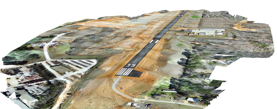 Image of Flight Line created with TrueView Sensor