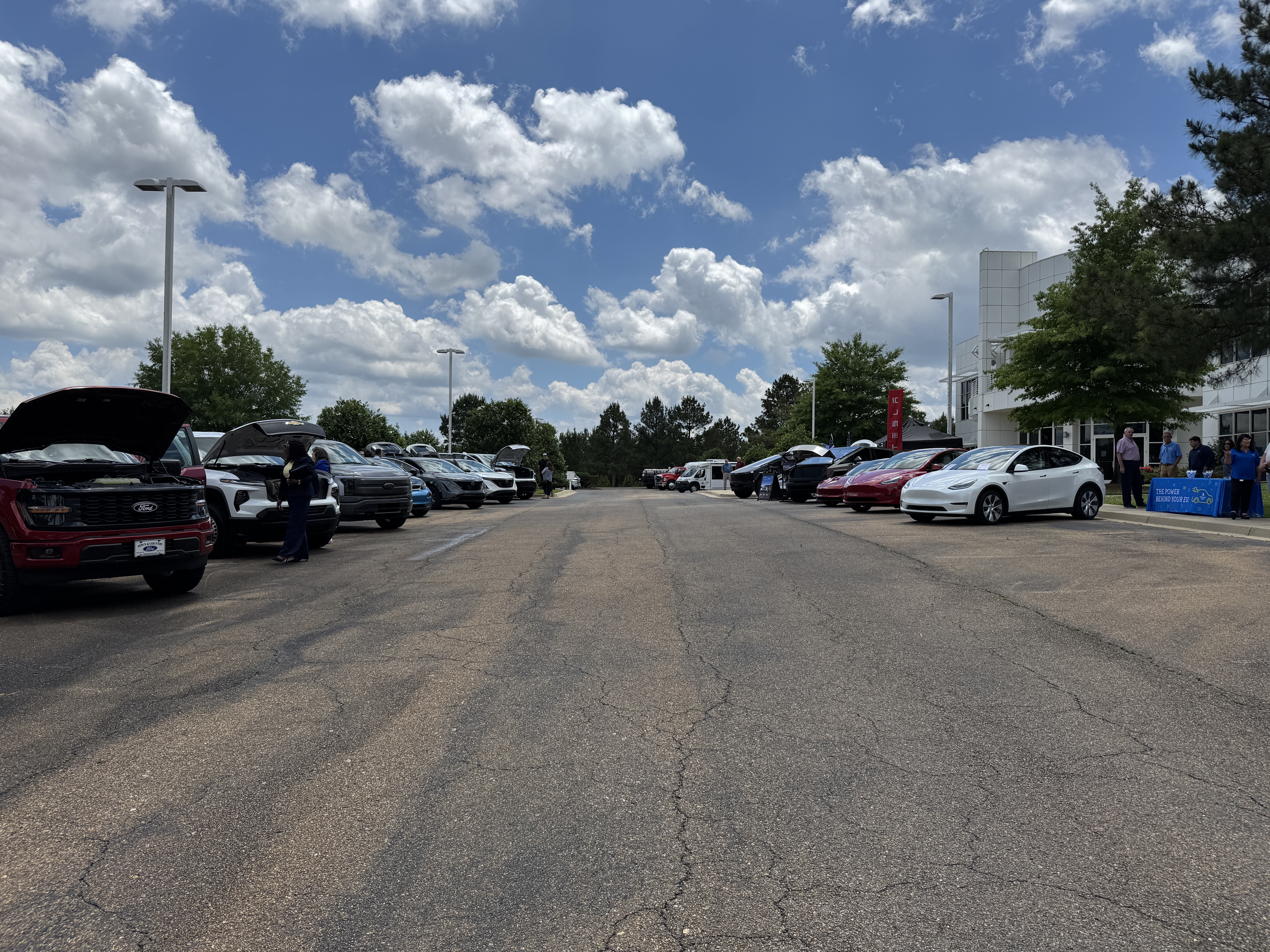 Kickoff evvent highlighting Ford vehicles