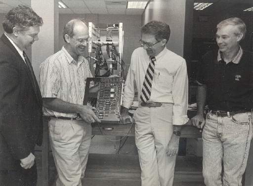 Dr. Jim Harden shows MSPARC/8 cluster